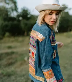 Ultimate Bohemian Denim Jacket